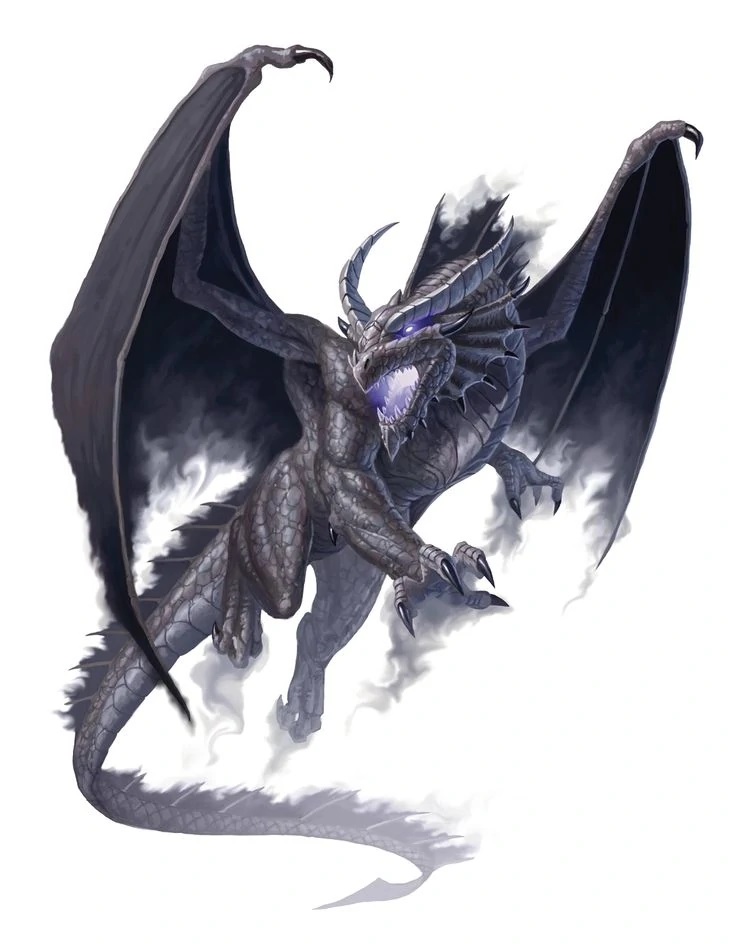 Dragon, Shadow, Black (Adult)